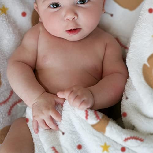 שמיכת פלנל תינוקות של HSHRYY לבנות בנים - שמיכת עריסה גדולה משקל קל לכיסא מיטת תינוקות - שמיכה נעימה וחמה