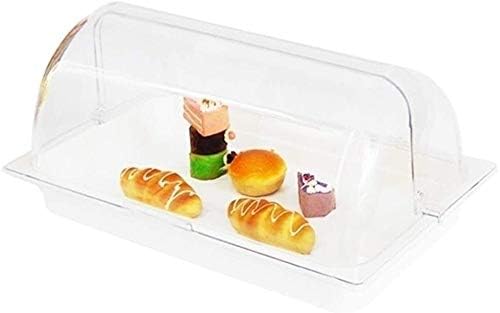 עוגת צלחת לתצוגה, עוגת סטנד עם כיפת מסעדה לחם מגש, גבוהה קיבולת בית שימוש מזון שימור כיסוי פלסטיק