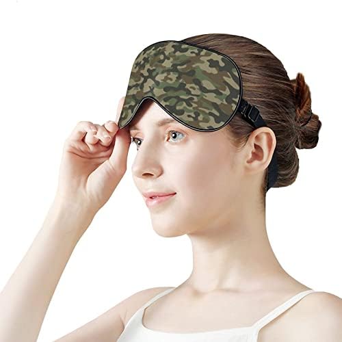 הסוואה צבאית מסכת עיניים ציד ירוקה עם רצועה מתכווננת לגברים ונשים לילה מנומם