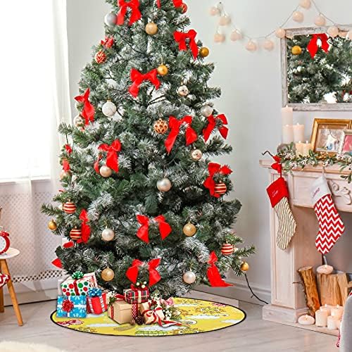 מחצלת עץ חג המולד של שיגואה קיץ חמניות חמניות צבעי חג המולד עץ חג המולד מחצלת עץ חג המולד חצאית