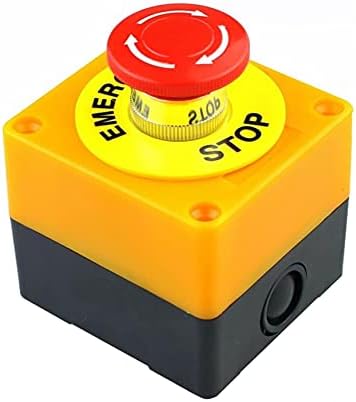 Nunomo AC 660V 10A מעטפת סימן אדום עצירה חירום פטריות מתג לחצן כפתור LAY37-11ZS