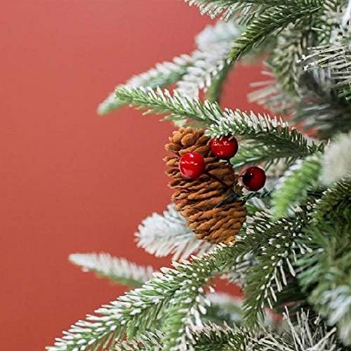 עץ חג המולד המלאכותי של TWDYC, עצי חג המולד ירוקים מכוסים שלג עם קישוט חג המולד של אורן קון פרימיום