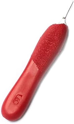 סט Odontomed2011 של 50 חתיכות ידית סכין אזמל 6 וטרינרי אחיזת פלסטיק אדומה, מכשירי שיניים