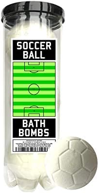 כדורגל אמבטיה פצצות-3 חבילה-כדורגל מתנות עבור בנים ובנות ונשים, כדורגל מאמן מתנות, כדורגל צוות מתנות, כדורגל