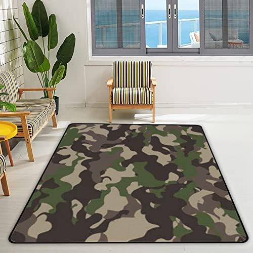 זוחל שטיח מקורה משחק מחצלת הסוואה לסלון חדר שינה חינוכי חינוך חינוכי שטיח שטיח 80x58 אינץ '