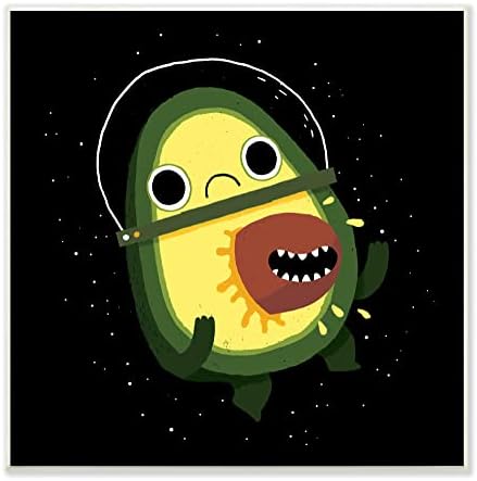 תעשיות סטופל ירוק מזעיף פנים זרעי אבוקדו אסטרונאוט בחלל החיצון, עיצוב מאת מייקל בוקסטון