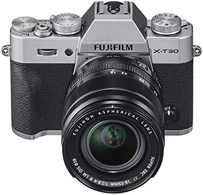 Fujifilm X-T30 מצלמה דיגיטלית ללא מראה עם ערכת XF18-55 ממ-כסף