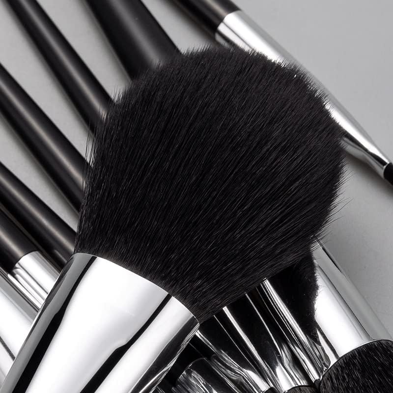 MMLLZEL 8 יחידות מברשות מברשות הגדרת שיער סינטטי אבקת יסוד מדגיש מברשת איפור פנים לכלי מיזוג צלליות