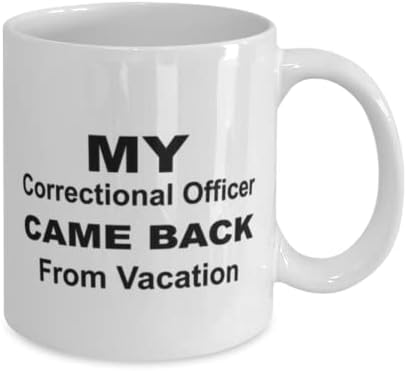 כליאה קצין ספל, שלי כליאה קצין חזר מחופשה, חידוש ייחודי מתנת רעיונות כליאה קצין, קפה ספל תה כוס לבן
