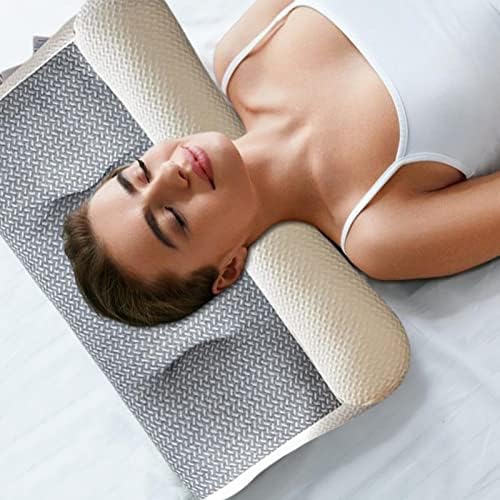 כרית ארגונומית, כרית תמיכה בצוואר לשינה, תיקון תיקון אורתופדי קווי מתאר כרית שינה כרית לתמיכה ישנים