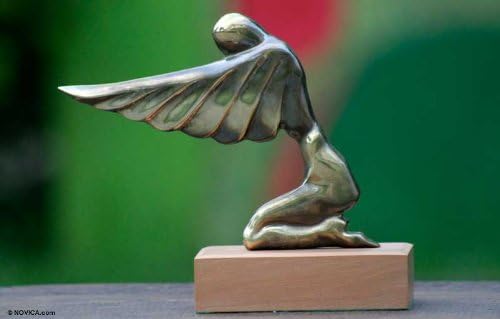 פסל ברונזה של נוביקה מטאלית, 7 מלאך הכרת תודה גבוה