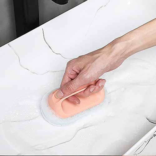 מברשת רב -פונקציונלית, עם מברשת ניקוי ידית נוחה, מתאימה למקלחת אמבטיה כיור סבון כלים מוצק רצפה