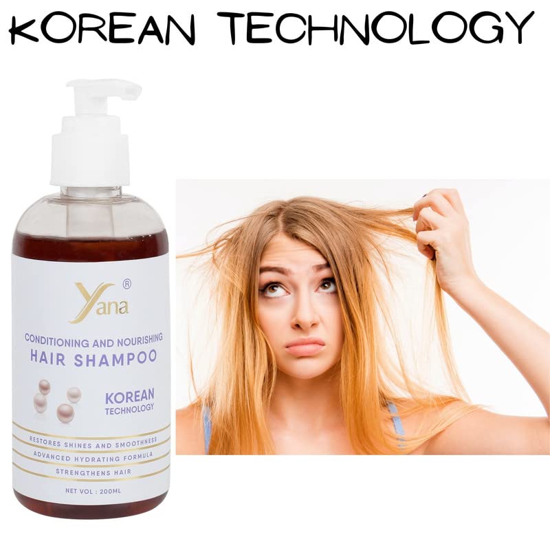 שמפו שיער של יאנה עם שמפו סתיו טכנולוגי קוריאני לשיער לגברים איורוודי