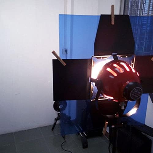 15.8x19.7 אינץ '/40x50 סמ סינון ג'ל תאורה לג'לים, גליל תיקון צבע שקוף סרט מפלסטיק לאור פלאש LED פלאש