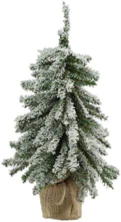 15 עציץ עציץ עץ נוהר מטה -ספטית מיני אורן אורן בינוני עץ חג המולד מלאכותי, לא