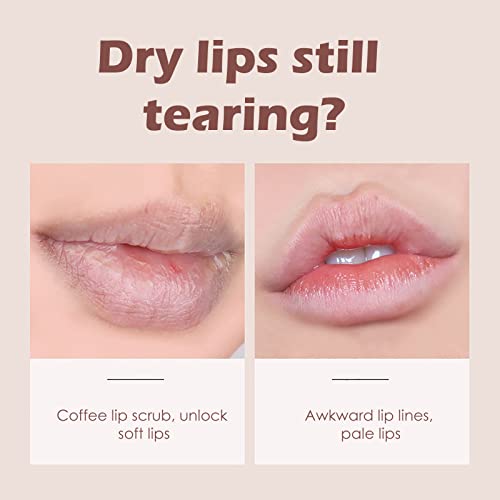 תיבת עבור נשים תחת 10 דולרים שפתיים לשפשף שפתיים טיפול מרגיע לחות שפתיים מסכת עבור סדוק קפה שפתיים