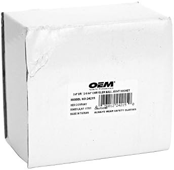 OEMtools 24215 2-9/64 אינץ 'של שקע השפעה על מפרק כדור, כונן 3/4, אפור פחם, מסיר כלי משותף כדור, כלים מיוחדים