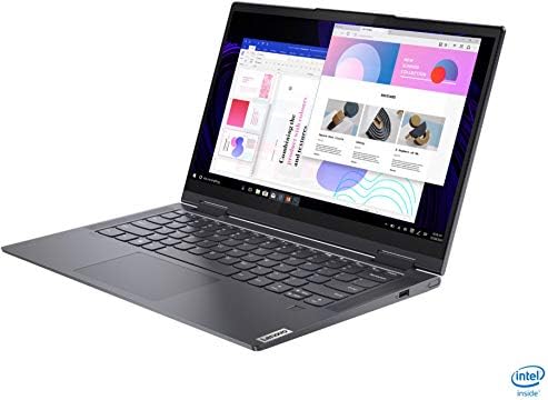 Lenovo Yoga 7i 2-in-1 מחשב נייד 2022, 14 מסך מגע FHD, פלטפורמת אינטל Evo, Core 11th I7-1165G7, Iris XE גרפיקה,