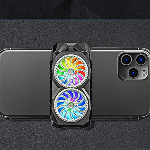 טלפונים ניידים אוניברסליים קירור קירור חום קירור מאוורר קירור עם RGB תאורה אחורית רדיאטור טלפון נייד