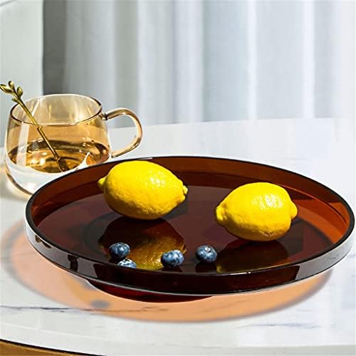מגש תה אקרילי בסגנון נורדי מגש תה עגול