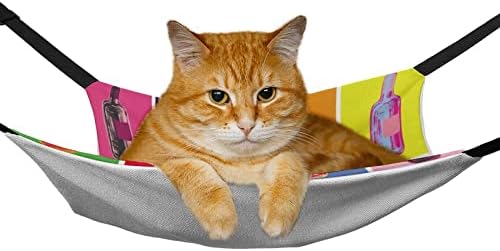 חתול ערסל אמנות בקבוק חתול מיטת כלוב חלון מוט תליית שטח חיסכון עבור חיות מחמד קטנות 16.9& 34; איקס13