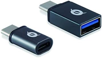 Conceptronic DONN04G מתאם OTG עבור USB-C 2 חבילה USB-C ל- USB-A ו- USB-C ל- Micro-USB