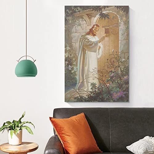 ישוע דופק בציור הדלת ישוע המשיח פוסטר תמונה הדפסת בד קיר אמנות קיר חדר בית קנבס אמנות קיר מודרני כיתה
