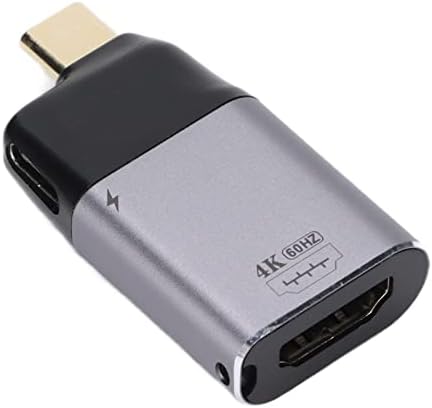 USB C ל- HDMI מתאם 4K תומך בתלת מימד, מראה ומצב מורחב ו- PD 3.0 100W טעינה מהירה של USB C 3.1 לממיר HDMI