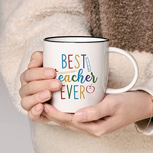 מתנות מורה הטוב ביותר מתנות מורה ספל קפה סט של 2 הערכה מורה מתנות לנשים מורה ספל חג המולד סיום