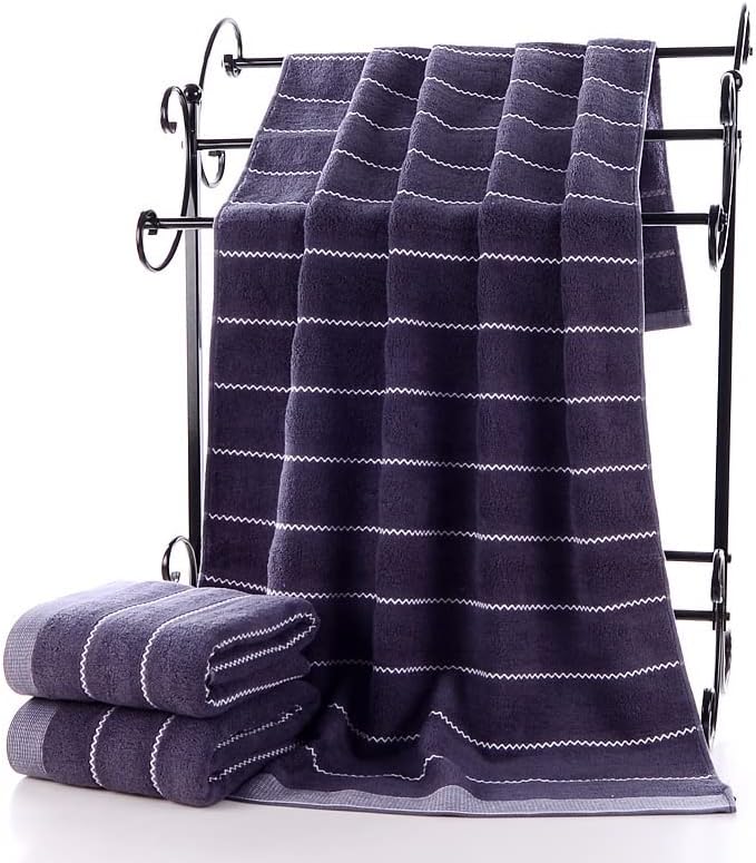 Czdyuf מהיר יבש 3 חלקים מגבות כותנה 1 מגבת רחצה 2 מגבות יד לנשים מבוגרים בצבע אחיד אמבטיה מגבת גדולה