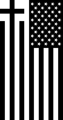 ברזל מחדד ברזל משלי 27: 17 גברים של הנוצרי אמריקאי דגל שרוול חולצה גרפי טי