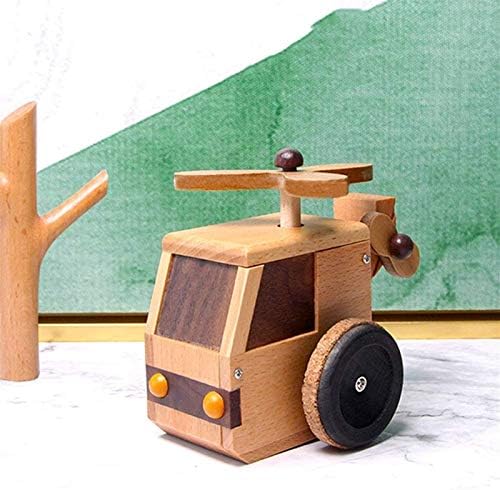 קופסת מוזיקת ​​עץ של Lkybooa - קופסת מוזיקת ​​צעצועים לילדים, מלאכות מעץ עיצוב מודרני קופסת מוסיקה