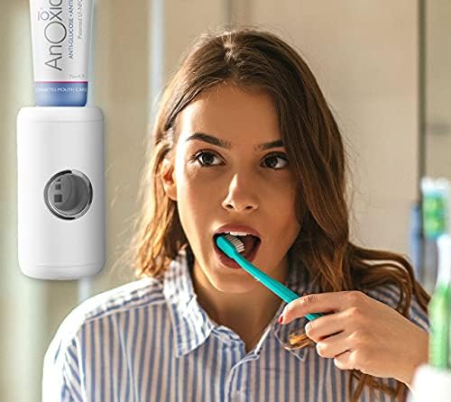 מתקן משחת שיניים, סחיטת משחת שיניים חשמלית אוטומטית של Buildec עם קיר חיישן רכוב על חדר הרחצה