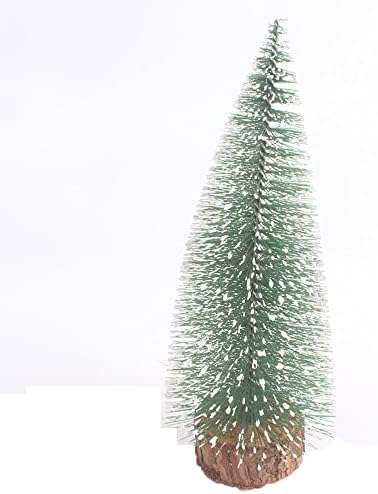 Aydfn מיני עץ חג המולד קישוטים שולחניים קישוטים אורן מחט קישוט