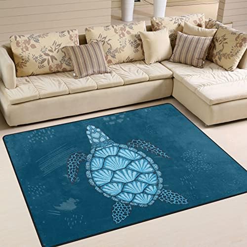 צבי ים כחולים של Baxiej שטיחי שטיחים גדולים של שטיחי פליימה שטיח לילדים משחק חדר שינה חדר חדר שינה