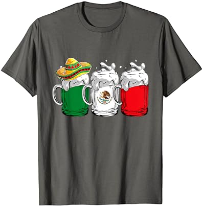 בירה מקסיקני דגל סינקו דה מאיו נשים מקסיקו מתנות חולצה