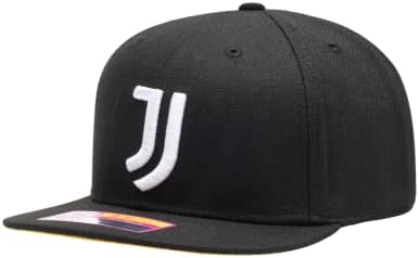 מאוורר דיו יובנטוס 'טיוטת לילה מתכוונן סנאפבק כדורגל כובע / כובע / שחור