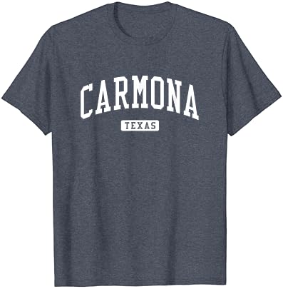 Carmona Texas TX וינטג 'חולצת טריקו לעיצוב ספורט אתלטי