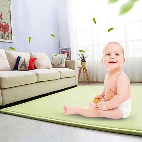 שטיחי אזור עבה אולטרה רכים, שטיח משחק זיכרון סופר נעים, מחצלת טטאמי רכה נגד החלקה לתינוק פעוט פעוט משתלת