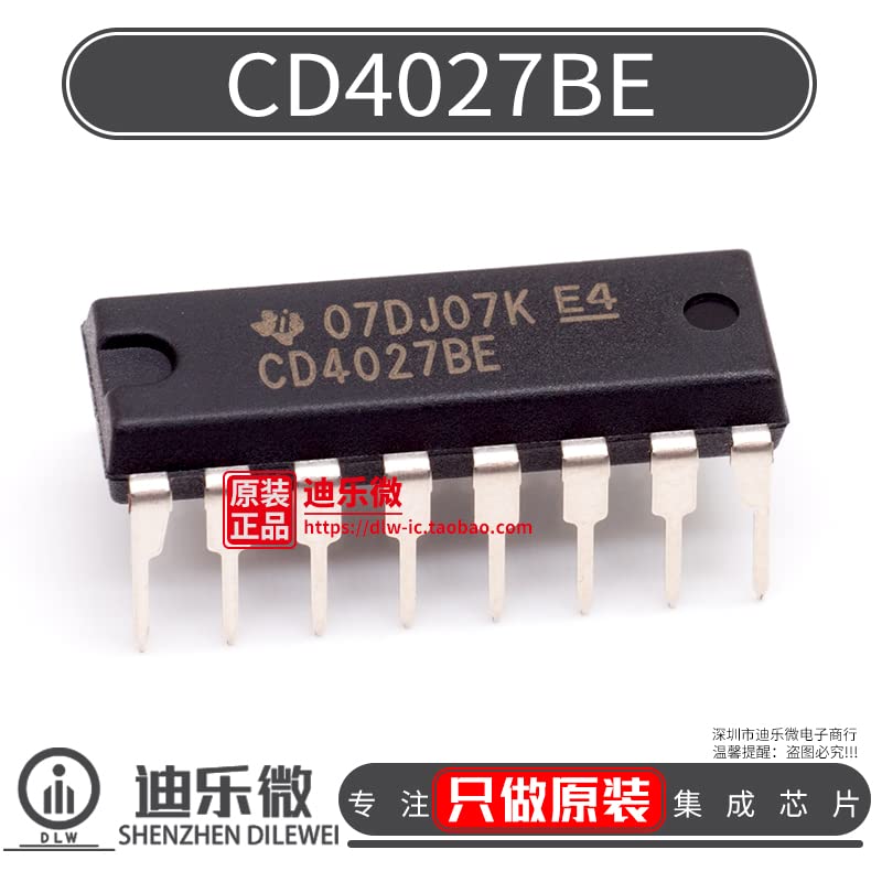 10 יחידות CD4027BE DIP-16 CD4027