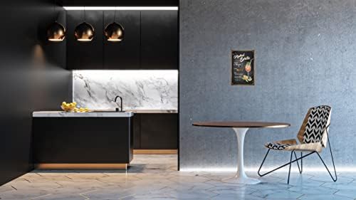 מטבח בר סימנים לעיצוב בית מתכת פח סימן רטרו קיר אמנות תפאורה בציר חדר קפה בר פוסטר לוח וגיר סגנון