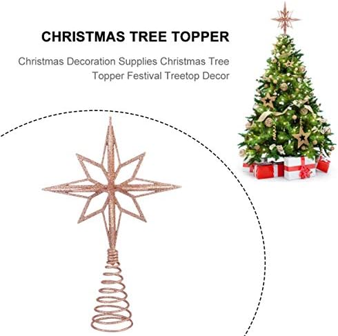 כוכב הזהב כוכב הזהב 1 pc כוכב הזהב טופר עץ חג המולד, עץ חג המולד כוכב טופר חלול עץ חג המולד כוכב חג המולד עץ