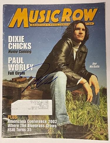 ג ' ו ניקולס חתם 2002 מוסיקה שורה תעשיית המוזיקה מגזין מלא-מגזינים מוסיקה
