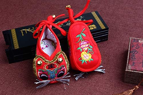 נעלי נמר של קוקו דולפין נעלי טייגר 6 חודשים ילדה תינוקת ילדה מתנה תינוקת סינית ראש השנה אסייתי טאנג מסורתי