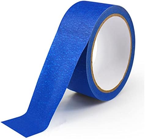 קלטת ציירים כחולים ברוחב 8-50 ממ, קלטת מיסוך כחול גודל רב 33 מטר קלטת מלאכה אמנותית, קלטת נייר דקורטיבית