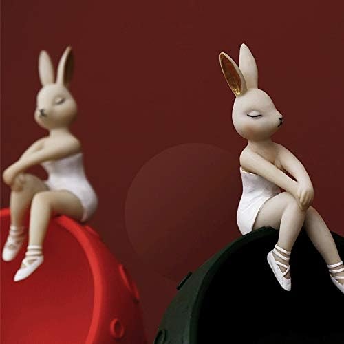 Walnuta אלגנטי ויצירתי ארנב ארנב מרפסת קישוטי אחסון מפתח קישוטי סלון מקלט חצי ירח חצי ירח מגש פרי מיובש
