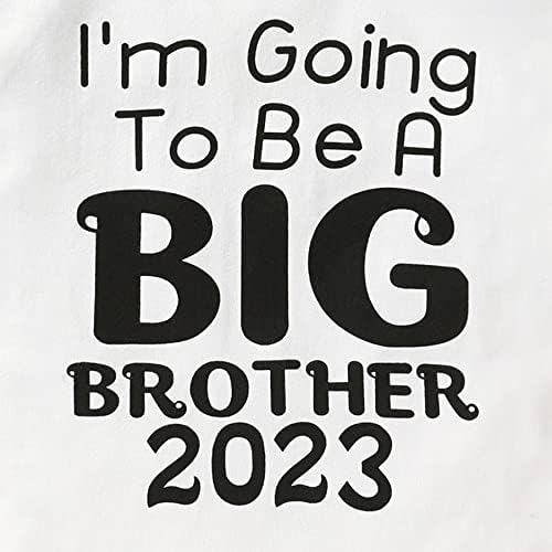 פעוטות ילדים תינוקות טי טי אני הולך להיות אח גדול 2023 חולצה חולצת טריקו שרוול ארוך