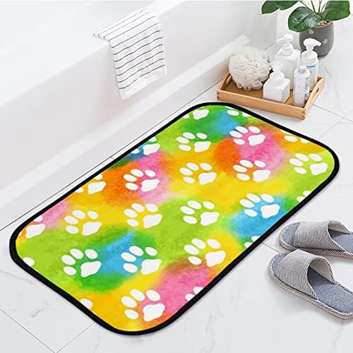 רצפת דלת מחצלות אמבטיה שטיחים בצבעי מים בעלי החיים טביעת רגל סופר מפנק אמבטיה שטיח החלקה סופג