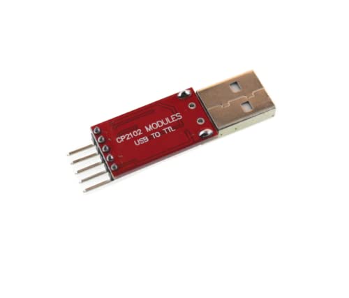10GTEK USB ל- ESP8266 מתאם סדרתי ESP-01, USB ל- TTL Driver תואם ל- Arduino, חבילה של 2