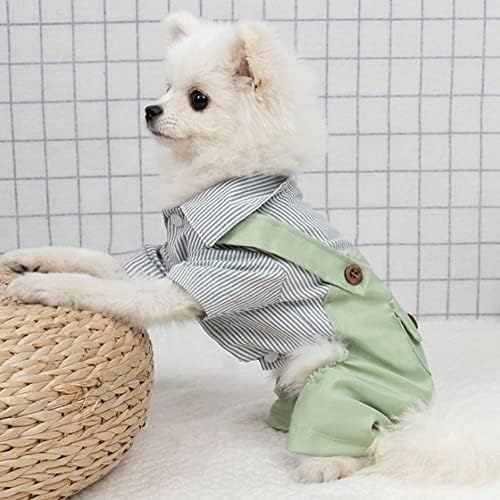 בגדי כלבים באביב Kawaii בגדי כלבים לכלבים קטנים מכנסי כלבים חמודים חולצת כלבים לפומרניאן צ'יוואווה